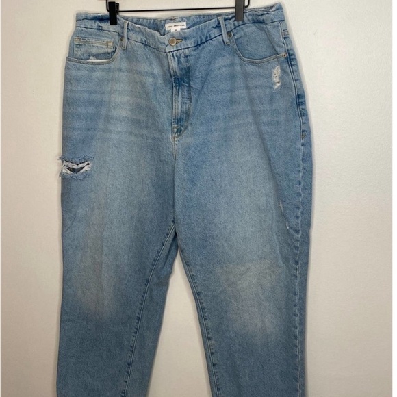 Good American Good Boy Jeans blue802 size 20 - Picture 4 of 4